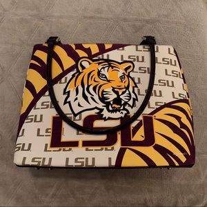 lsu tigers purse/lunch bag.